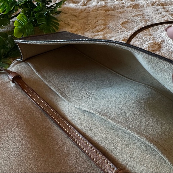 Louis Vuitton Twin GM Monogram Crossbody Vintage Long Flap Pochette Authentic - Picture 10 of 16